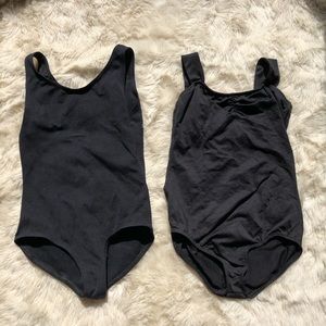 Girls Black Dance Leotards